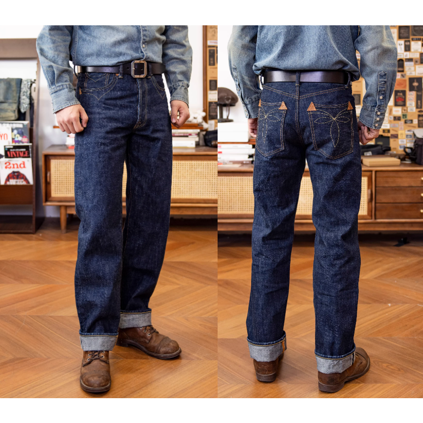 必勝單品NORTHERN CAL 1940s 首款限量版DD10 (Late 2000s) 16.5OZ 橙色赤耳-細節圖3