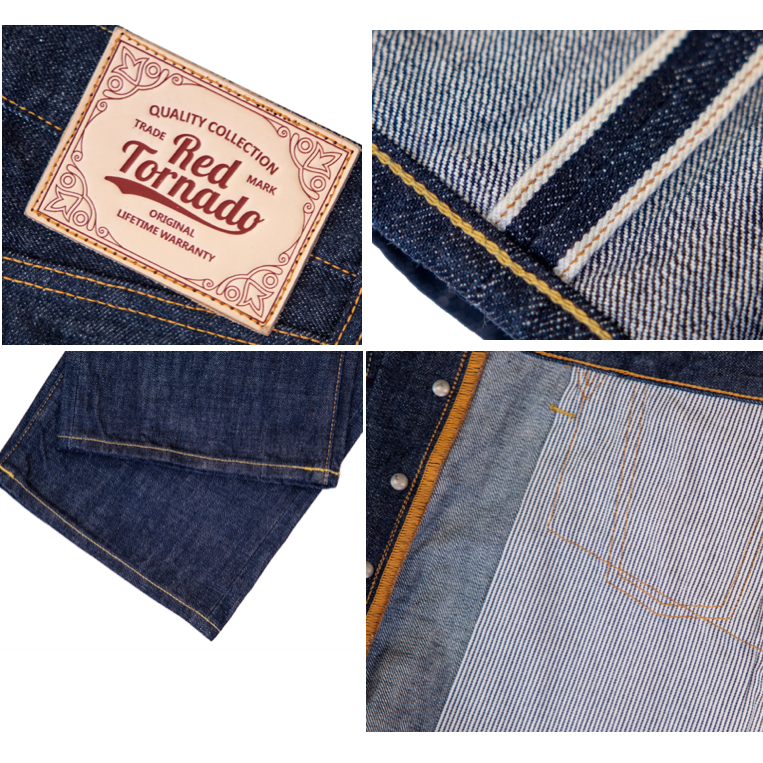 必勝單品NORTHERN CAL 1940s 首款限量版DD10 (Late 2000s) 16.5OZ 橙色赤耳-細節圖6