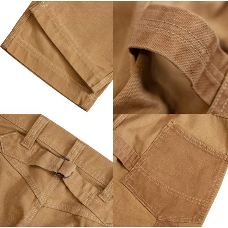 本季必買 復刻 Freewheelers Derrickman 14oz 魚骨紋 9口袋工裝褲 高腰寬鬆直筒 重機褲-細節圖10