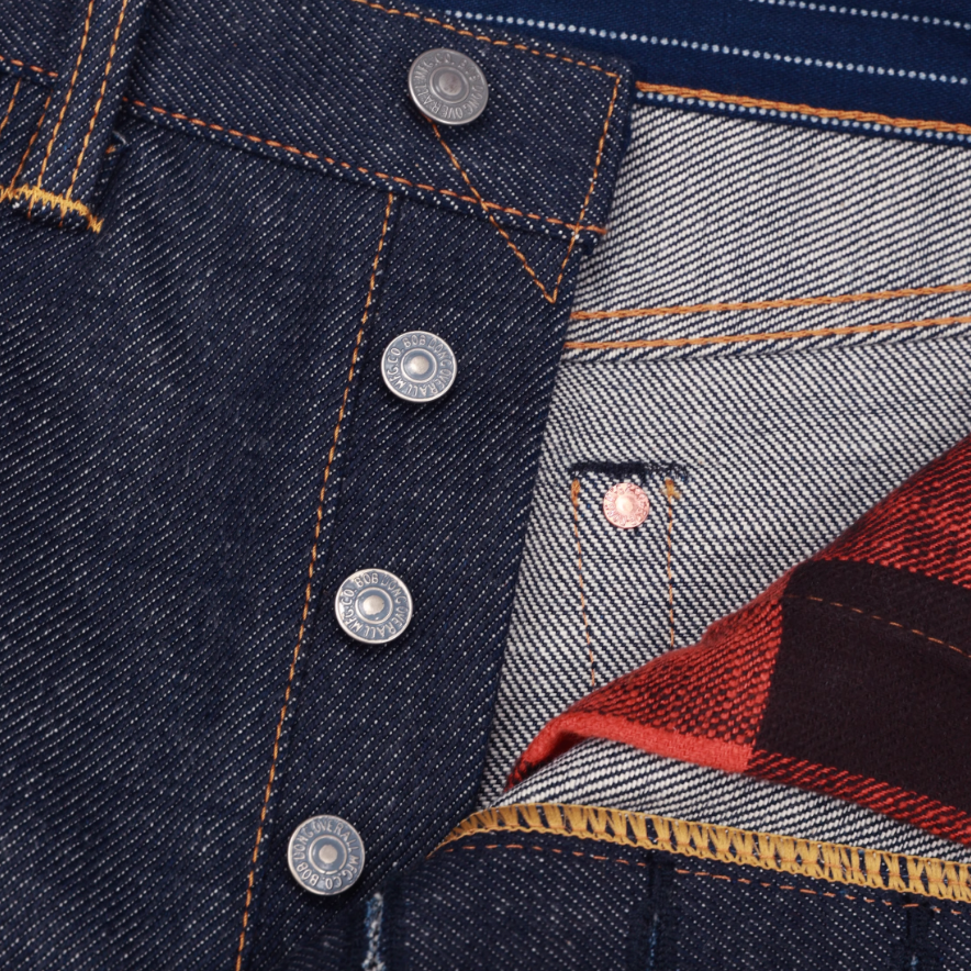 養牛神褲 BOB DONG 235 DENIM LOT:237 古董織布機 21oz 金泰包芯線-細節圖5