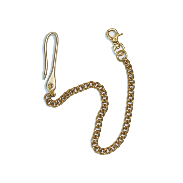 復刻日版黃銅財布釦 brass 皮帶環 養牛聖物 S勾 黃銅金具腰鍊-細節圖3