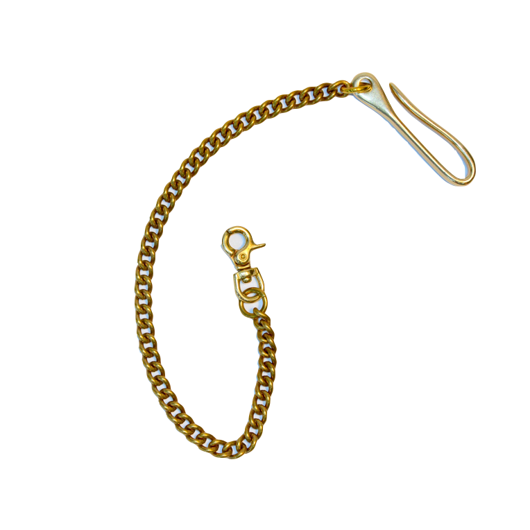 復刻日版黃銅財布釦 brass 皮帶環 養牛聖物 S勾 黃銅金具腰鍊-細節圖5