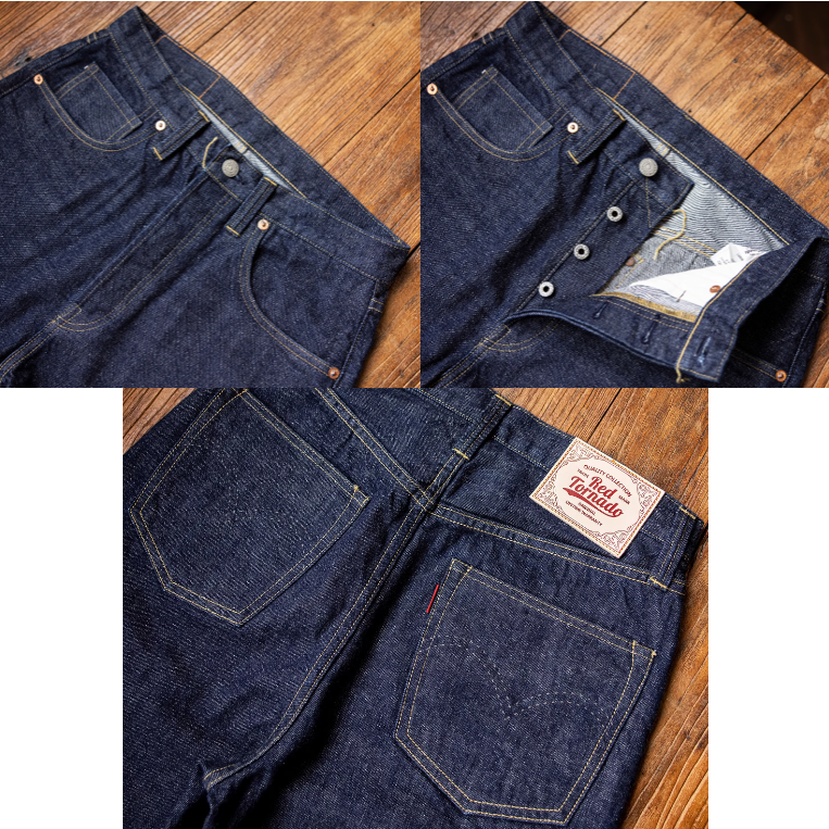 濃紺極上 超貴重 複刻 限定WH S501XX大戦 色落自慢 WEST RIDE 14oz-細節圖5