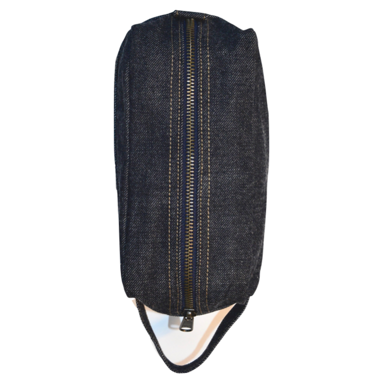 2025 RT 赤耳丹寧面料 手拿包 盥洗包 化妝包 收納包 出國包 14oz-細節圖4