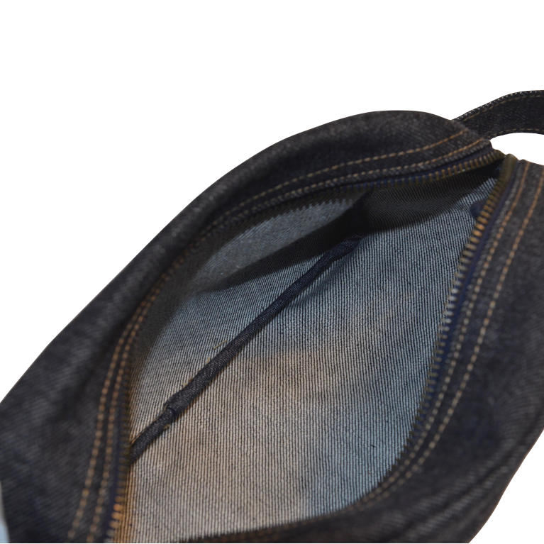 2025 RT 赤耳丹寧面料 手拿包 盥洗包 化妝包 收納包 出國包 14oz-細節圖6