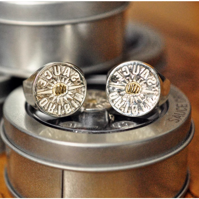 SAUCE ORIGIN 點金戒指 印章 印台 復古18k EL CAPITAL-細節圖4