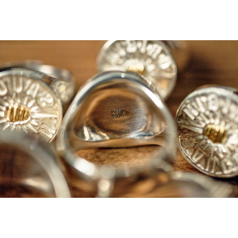 SAUCE ORIGIN 點金戒指 印章 印台 復古18k EL CAPITAL-細節圖7