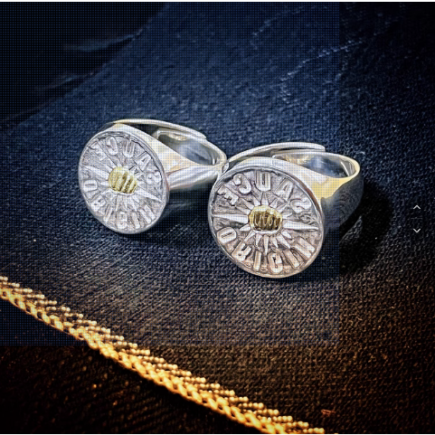 SAUCE ORIGIN 點金戒指 印章 印台 復古18k EL CAPITAL-細節圖11