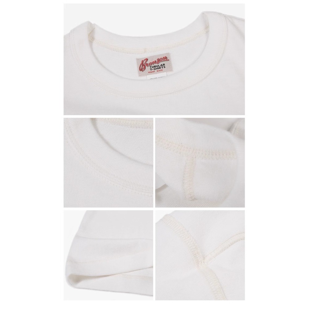頂級做工環錠紡紗bronson 老式古董織布機300g重磅圓領短袖T-SHIRT-細節圖11