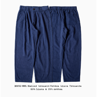 2025 度假系列  old money 亞麻Linum 寬鬆舒適長褲 休閒褲 復古棉麻-規格圖11