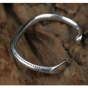 NAVAJO 930純銀手環 黃銅 紅銅 印地安壓紋 手工雕刻 VINTAGE-細節圖7