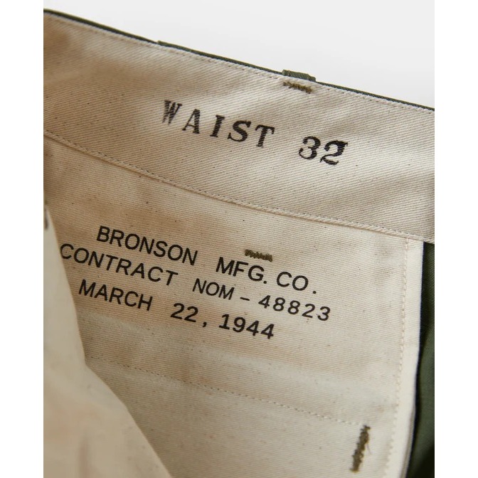 Bronson 1944 USMC Officer Trousers 二戰美軍陸戰隊軍官長褲 — 復刻經典軍事工裝-細節圖9