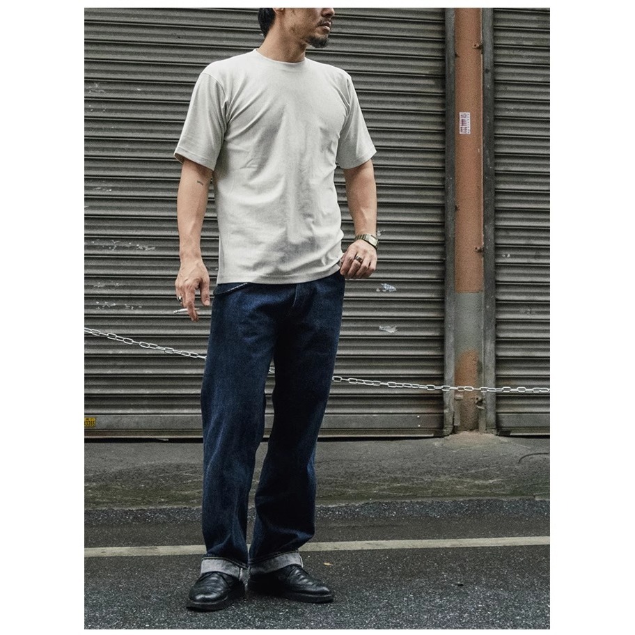 BRONSON REVERSE WEAVE Tee   美軍運動訓練橫紋短袖｜420克厚磅 無肩縫復刻款-細節圖2