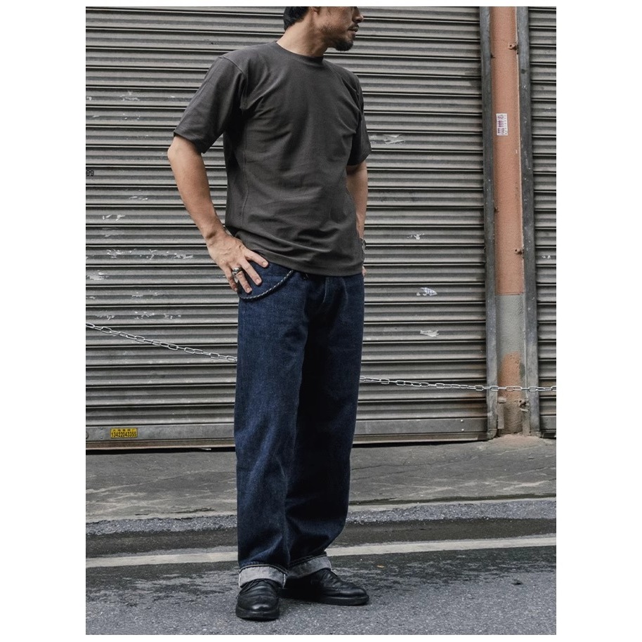 BRONSON REVERSE WEAVE Tee   美軍運動訓練橫紋短袖｜420克厚磅 無肩縫復刻款-細節圖3