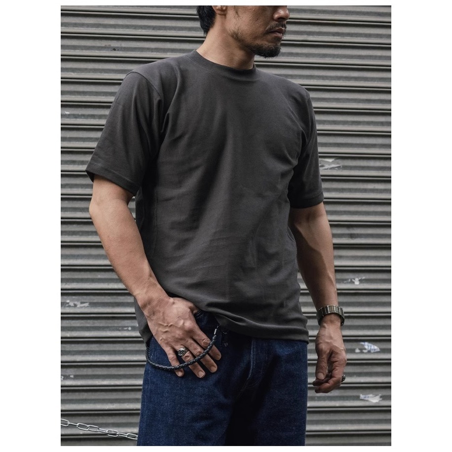 BRONSON REVERSE WEAVE Tee   美軍運動訓練橫紋短袖｜420克厚磅 無肩縫復刻款-細節圖6