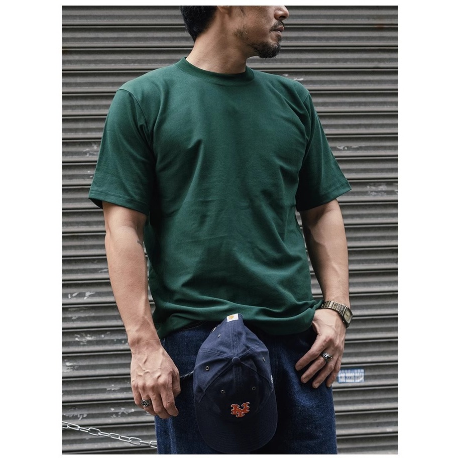 BRONSON REVERSE WEAVE Tee   美軍運動訓練橫紋短袖｜420克厚磅 無肩縫復刻款-細節圖8