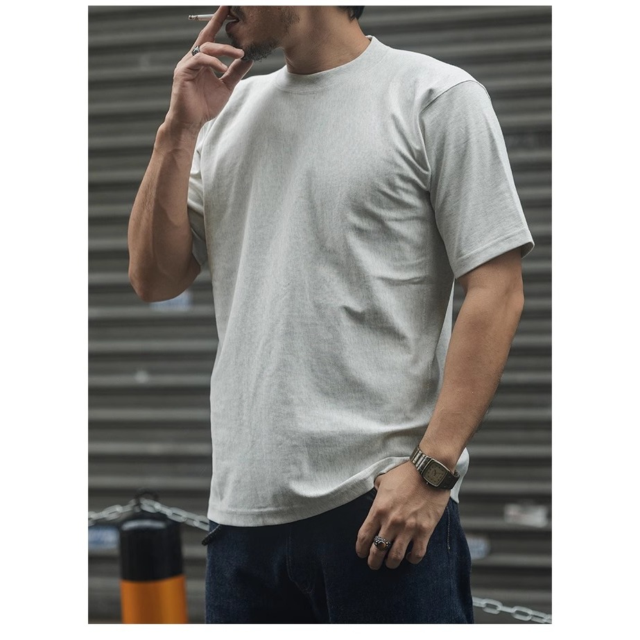 BRONSON REVERSE WEAVE Tee   美軍運動訓練橫紋短袖｜420克厚磅 無肩縫復刻款-細節圖10
