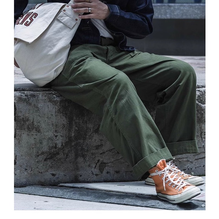復刻 BRONSON O.D.7 Fatigue Utility Pants   10oz 人字紋 HBT‧1947-細節圖4