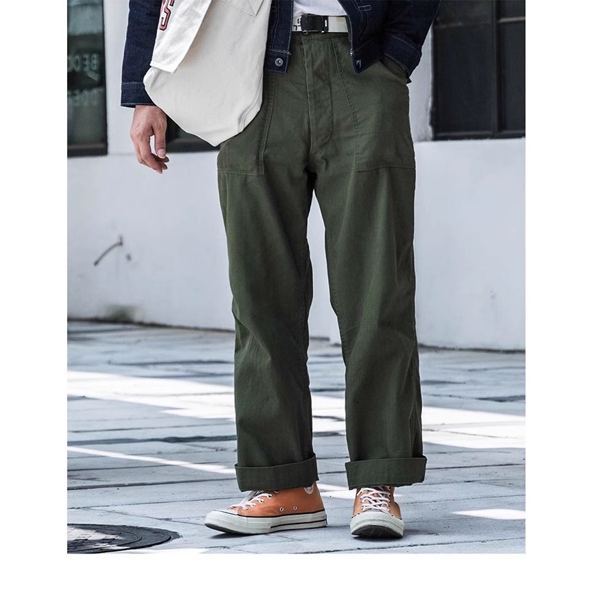 復刻 BRONSON O.D.7 Fatigue Utility Pants   10oz 人字紋 HBT‧1947-細節圖9