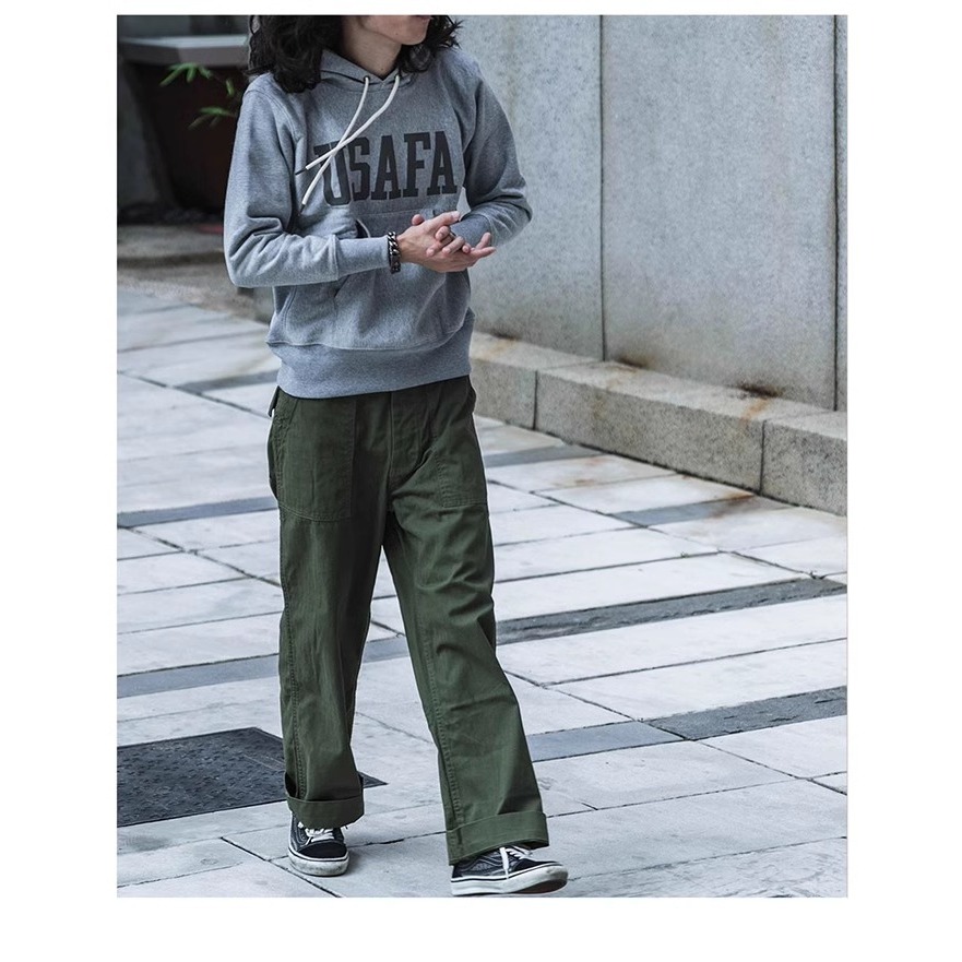 復刻 BRONSON O.D.7 Fatigue Utility Pants   10oz 人字紋 HBT‧1947-細節圖10