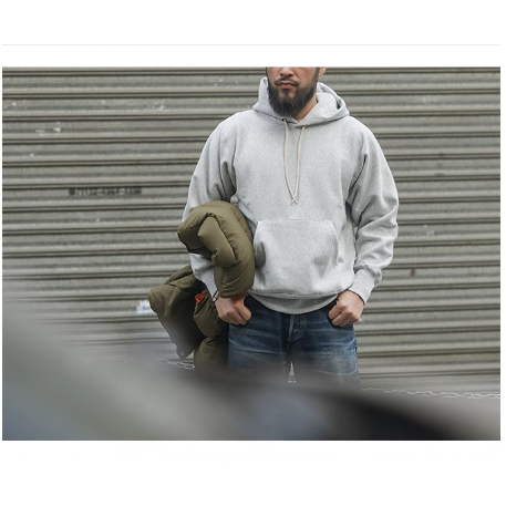 BRONSON REVERSE WEAVE SPORTS HOODIE 經典逆向橫紋織法連帽衛衣-細節圖4