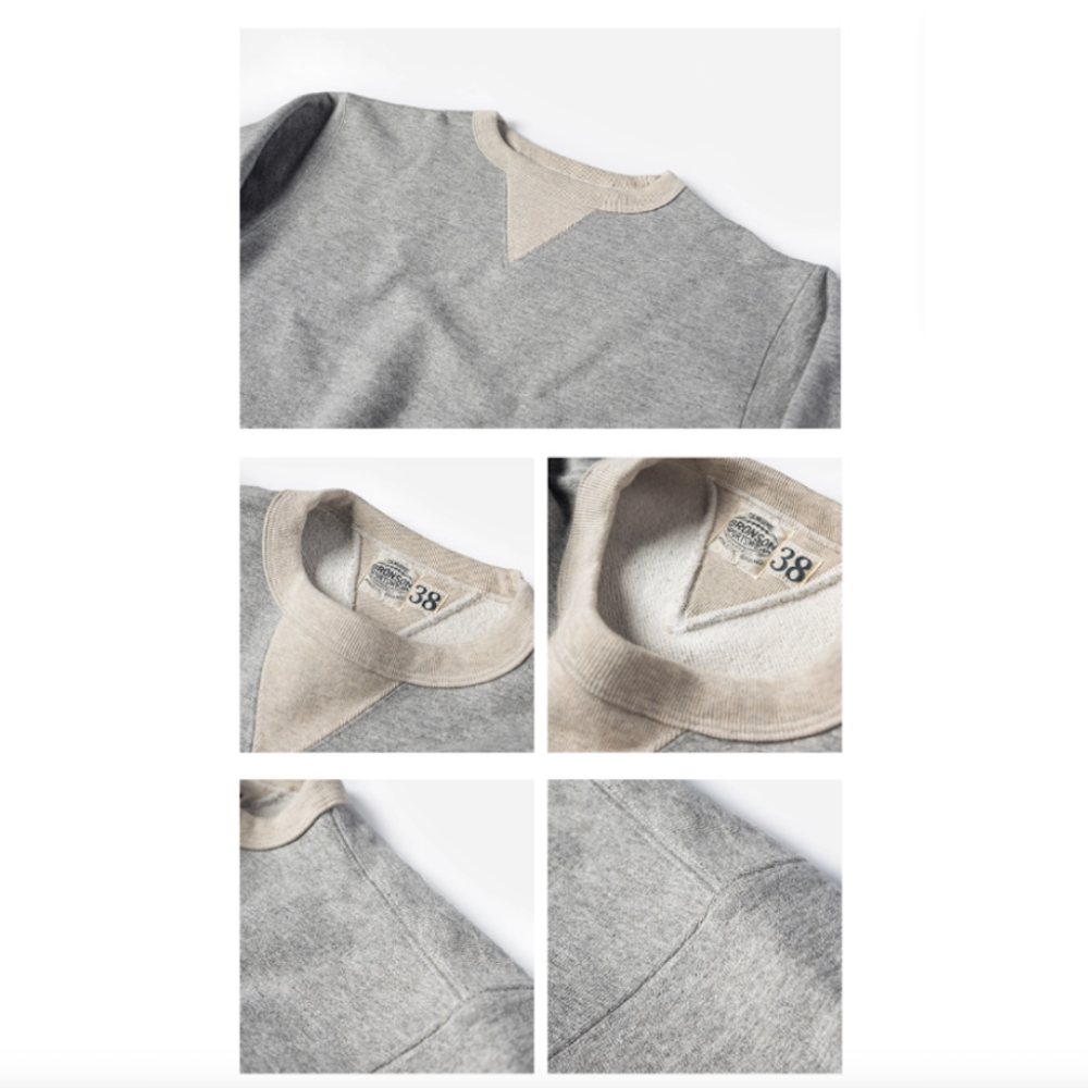 BRONSON 復刻1930S 1ST V-NECK INSERT BOXING SWEATER｜美軍體能訓練用拉克蘭-細節圖6