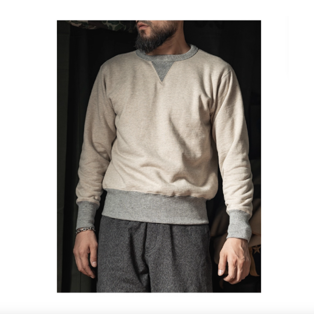 BRONSON 復刻1930S 1ST V-NECK INSERT BOXING SWEATER｜美軍體能訓練用拉克蘭-細節圖8