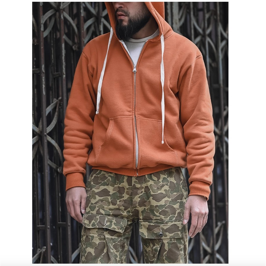 BRONSON 1950’S STYLE WIND SHIELD HOODIE 雙層格紋內裡防風連帽衛衣 帽T 日常外-細節圖2