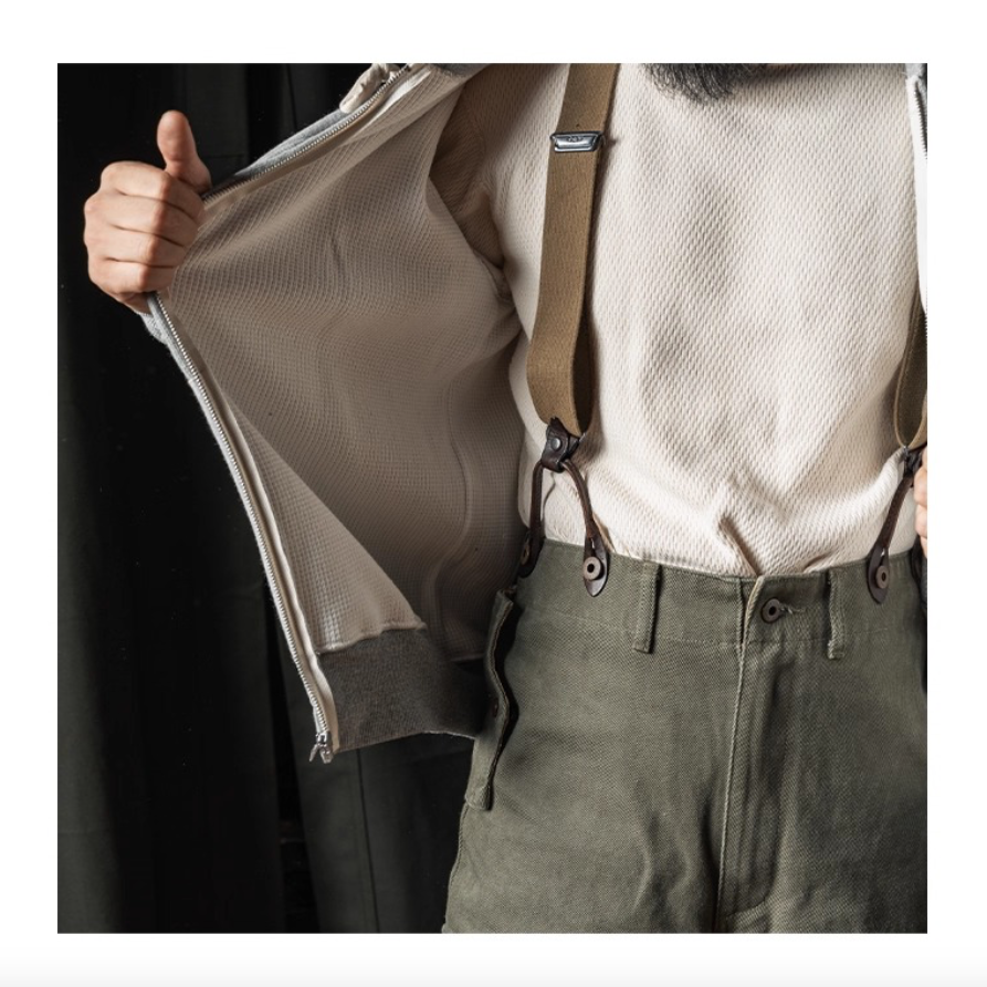 BRONSON 1950’S STYLE WIND SHIELD HOODIE 雙層格紋內裡防風連帽衛衣 帽T 日常外-細節圖7