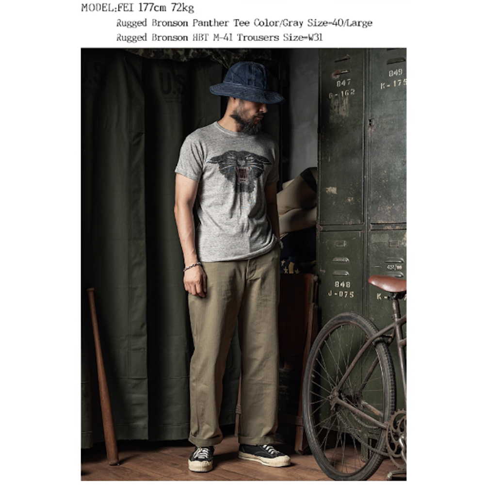 BRONSON REPLICA 1930’s CCC COUGAR T-SHIRTS vintage 印花短袖 竹節-細節圖5
