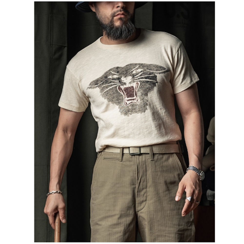 BRONSON REPLICA 1930’s CCC COUGAR T-SHIRTS vintage 印花短袖 竹節-細節圖9
