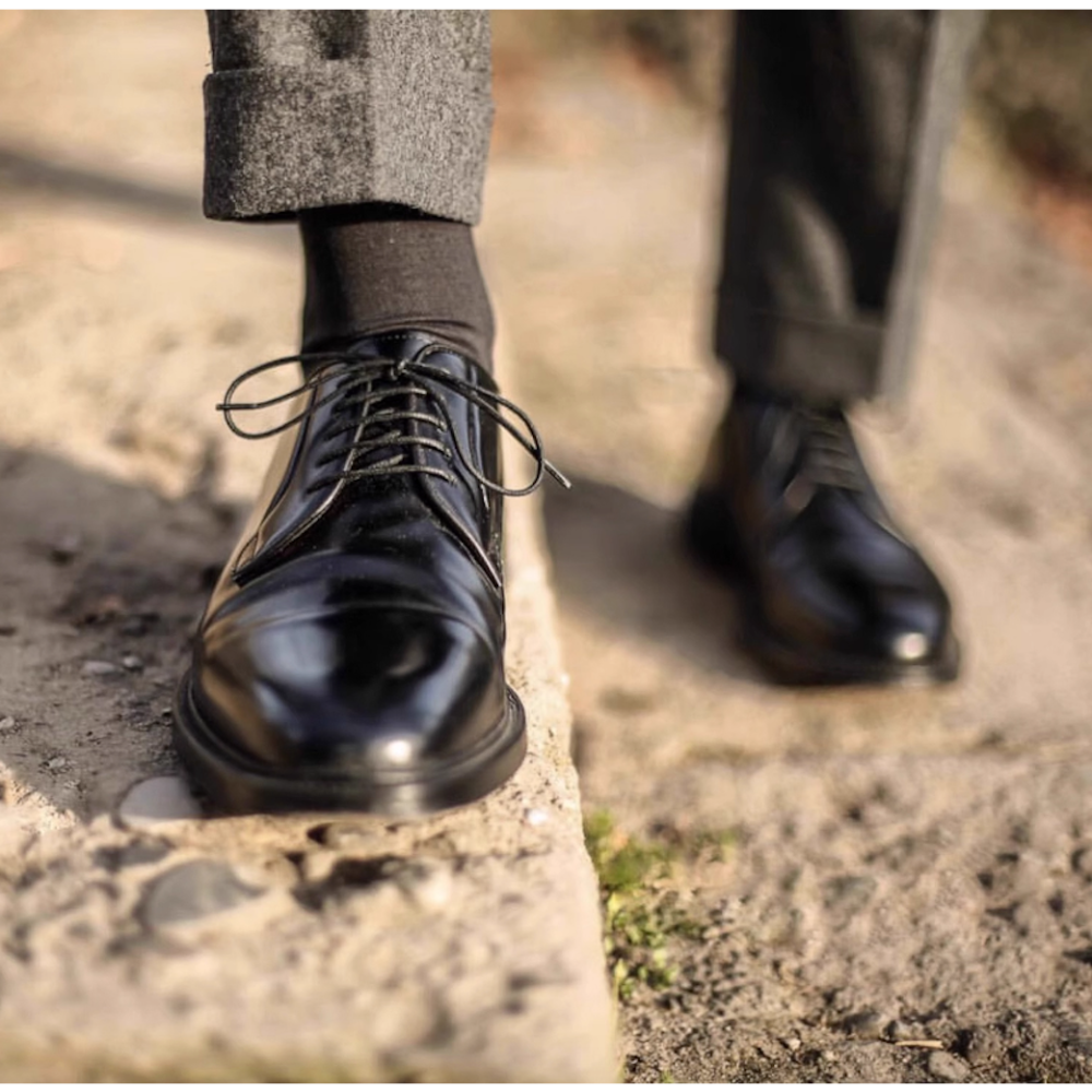 英倫經典開邊珠牛津鞋 Oxford 頭層牛皮  Blake 內縫工藝 猪皮內裡 英倫皮鞋 上班皮鞋-細節圖2