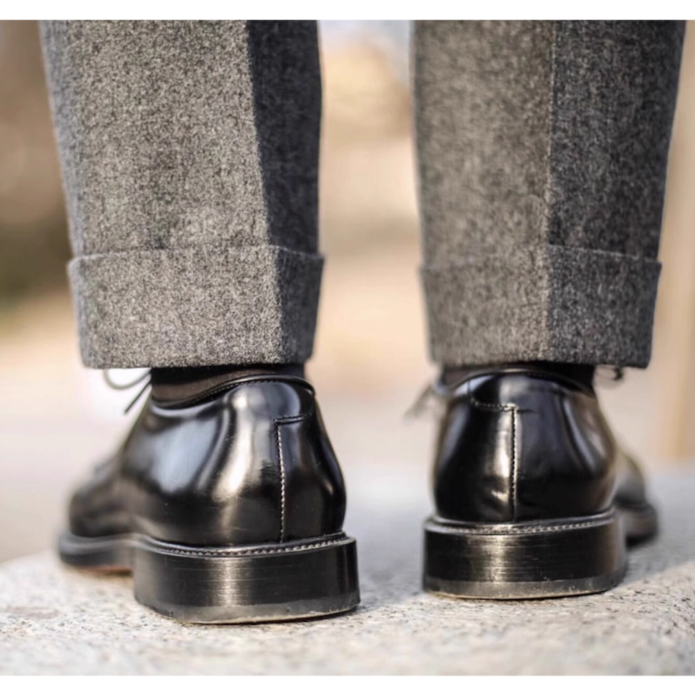 英倫經典開邊珠牛津鞋 Oxford 頭層牛皮  Blake 內縫工藝 猪皮內裡 英倫皮鞋 上班皮鞋-細節圖3