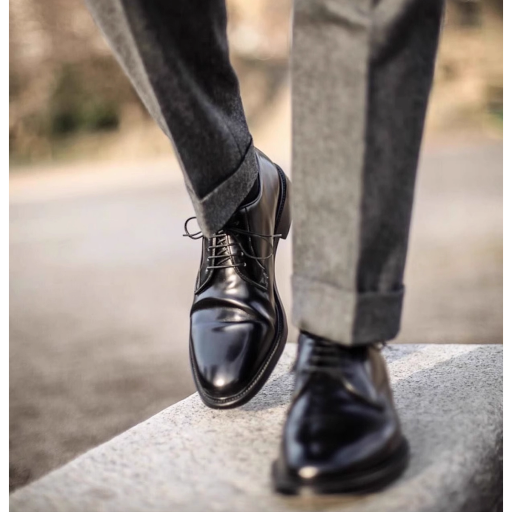 英倫經典開邊珠牛津鞋 Oxford 頭層牛皮  Blake 內縫工藝 猪皮內裡 英倫皮鞋 上班皮鞋-細節圖4