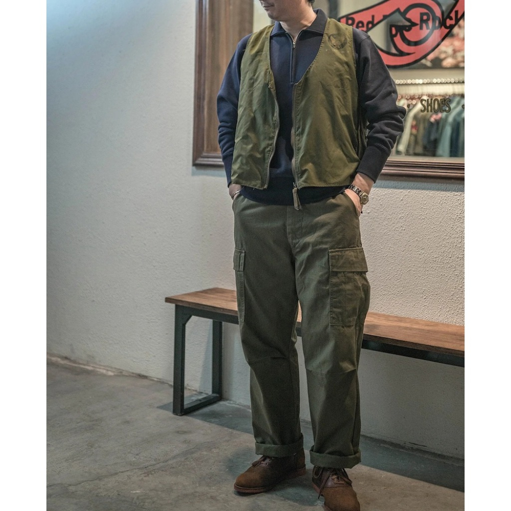 NON STOCK 復刻 1950s USAFA 反向編織半拉鍊衛衣 17.6oz Terry TALON 拉鍊-細節圖7