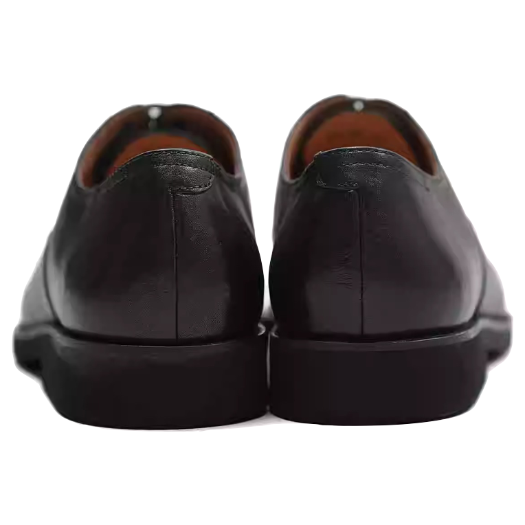 經典圓頭牛津鞋 CAP-TOE 打蠟頭層牛皮 豬皮內裡 冷凝橡膠成型大底 皮鞋 上班 紳士-細節圖10