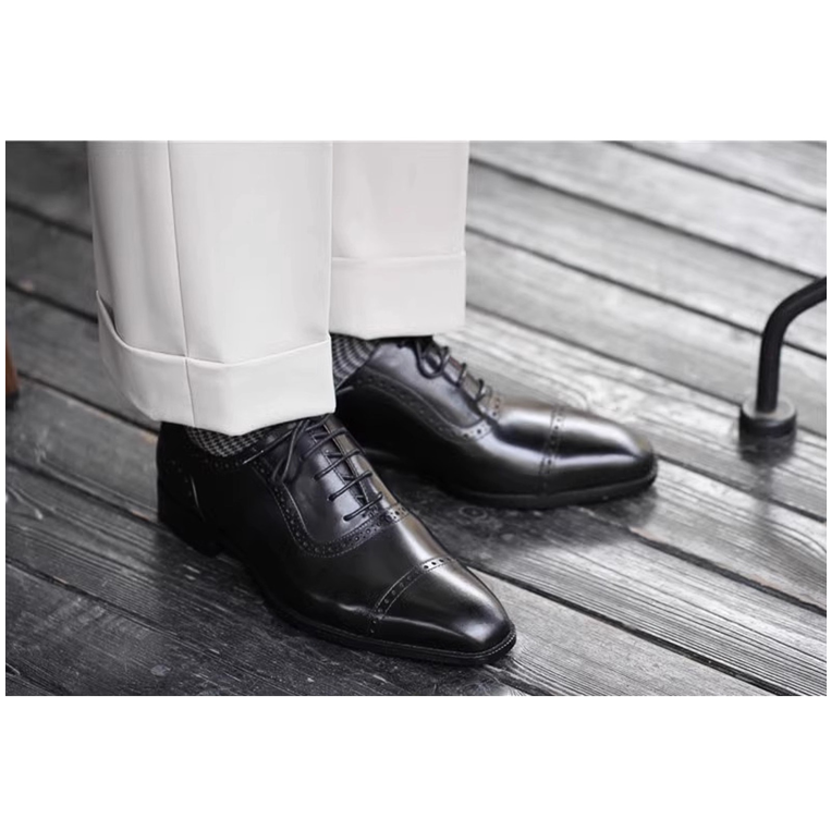 EL CAPITAL 正裝皮鞋 打蠟頭層牛皮 水染牛皮內裡 Blake 內縫 DRASS SHOE-細節圖3