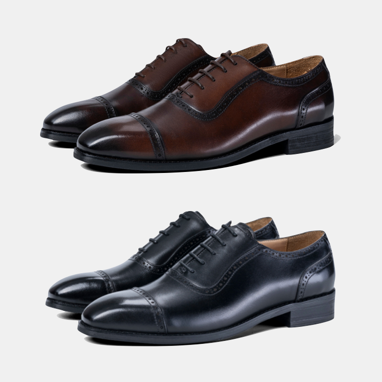 EL CAPITAL 正裝皮鞋 打蠟頭層牛皮 水染牛皮內裡 Blake 內縫 DRASS SHOE-細節圖6