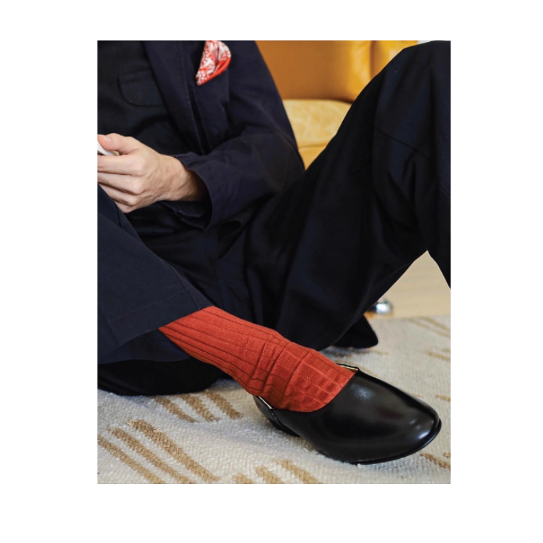  圓頭一腳蹬皮鞋 進口小牛皮鞋面 水染牛皮內裡 Blake 內縫 AMAFI SLIP ON-細節圖5