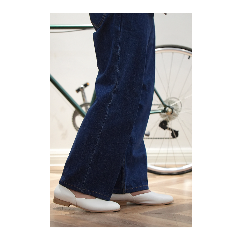  圓頭一腳蹬皮鞋 進口小牛皮鞋面 水染牛皮內裡 Blake 內縫 AMAFI SLIP ON-細節圖11