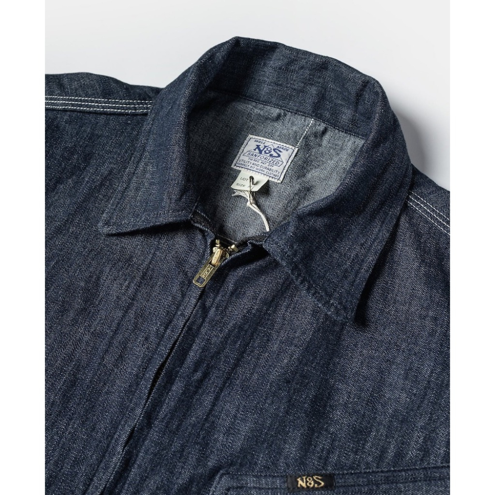 NON STOCK 1960s 復古拉鍊丹寧工裝外套 8oz Denim TALON Loose Fit 91-B-細節圖4