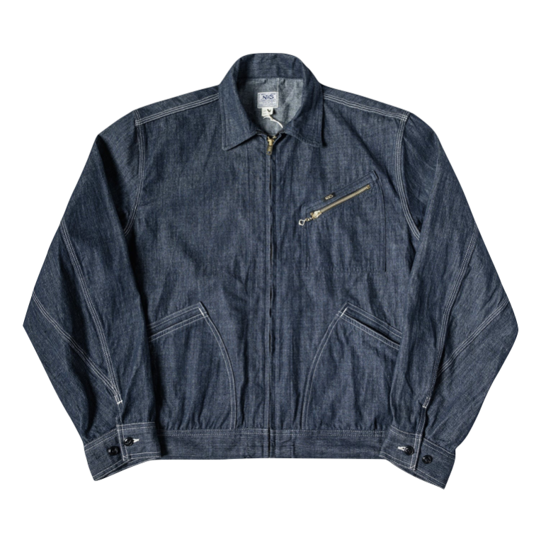 NON STOCK 1960s 復古拉鍊丹寧工裝外套 8oz Denim TALON Loose Fit 91-B-細節圖7