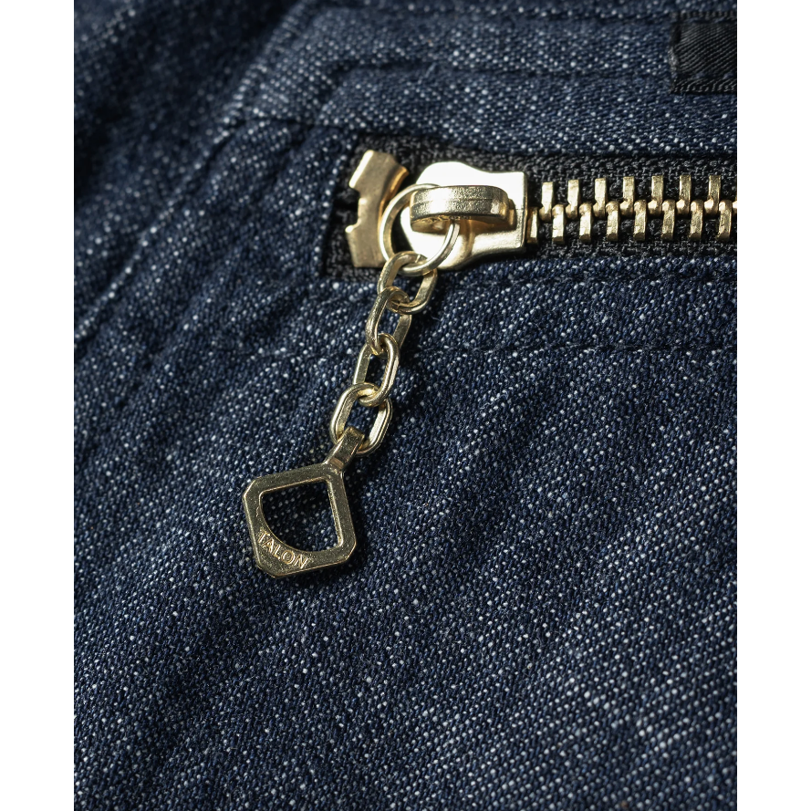 NON STOCK 1960s 復古拉鍊丹寧工裝外套 8oz Denim TALON Loose Fit 91-B-細節圖10