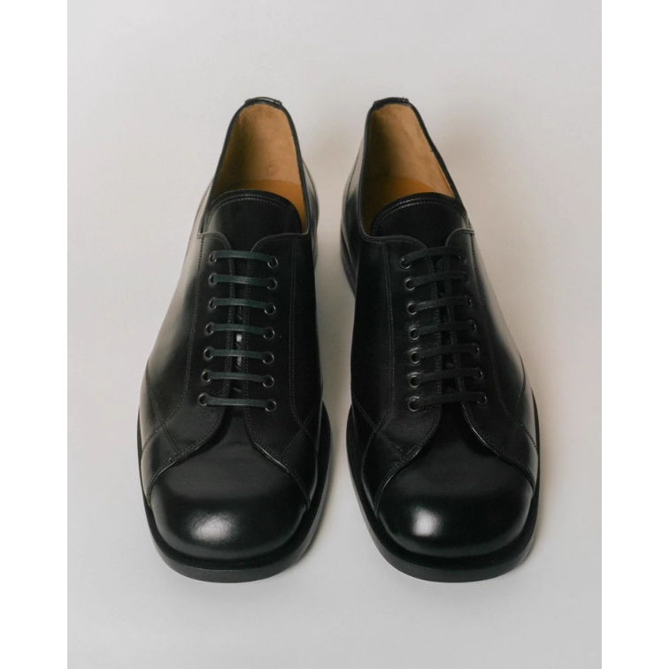 復刻 兄弟橋 ALI DERBY Cap-Toe 小牛皮牛津鞋 Blake 內縫線橡膠耐磨大底（後跟3cm）-細節圖2