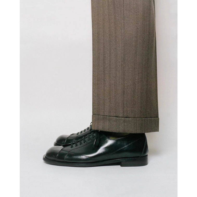 復刻 兄弟橋 ALI DERBY Cap-Toe 小牛皮牛津鞋 Blake 內縫線橡膠耐磨大底（後跟3cm）-細節圖3