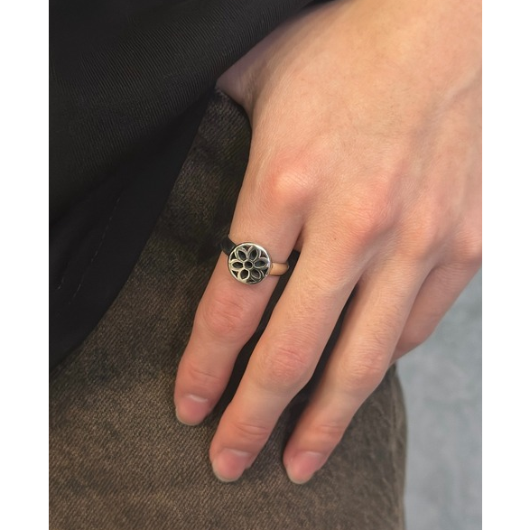 Spacer Cap Ring  Smooth 925 純銀 手工鑄造 打磨-細節圖5