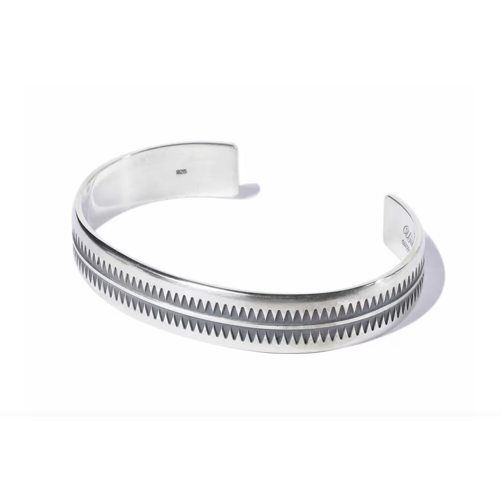 UNDERCOVER 手環GIZ 寬版UCW9A01 SILVER 925 純銀鍍金- EL CAPITAL 菁