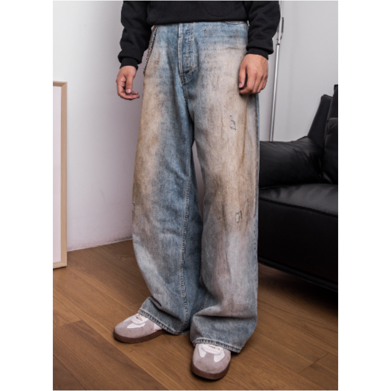 復刻 2023版 acne mud wash jeans 微喇叭 CLEAN FIT 13oz 洗水褲男女段24-36-細節圖4