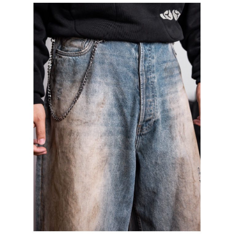 復刻 2023版 acne mud wash jeans 微喇叭 CLEAN FIT 13oz 洗水褲男女段24-36-細節圖6