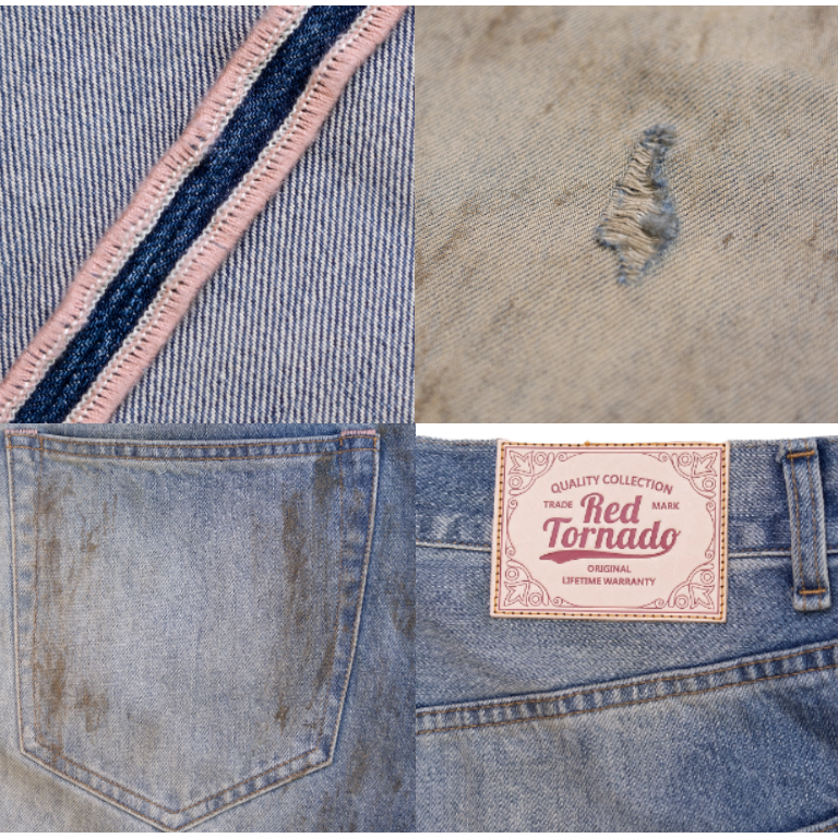 復刻 2023版 acne mud wash jeans 微喇叭 CLEAN FIT 13oz 洗水褲男女段24-36-細節圖9